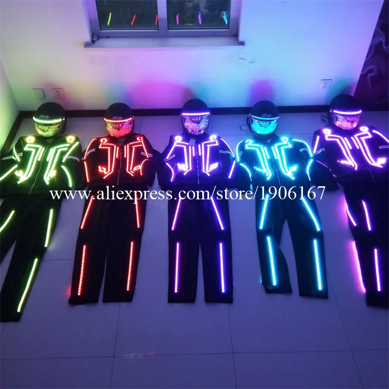 Wholesale 5 Set Led Robot Costume Led Dance Stage Performance Luminous  Clothing Suits For Men Women Dj Show Led Light Clothing - Glow Party  Supplies - AliExpress