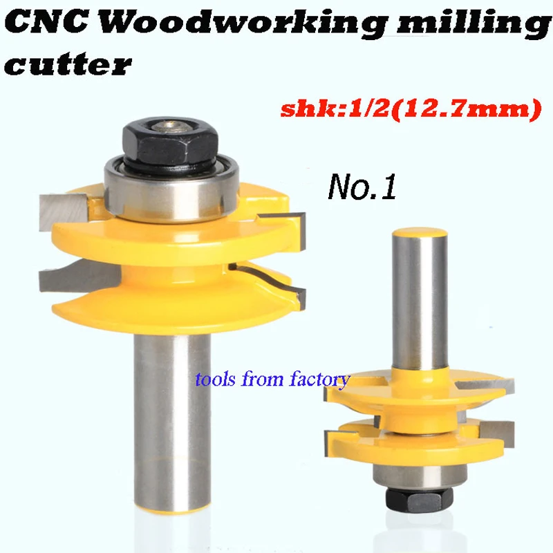 

2pcs engraving machine tools wood slotting router bits woodworking cutter