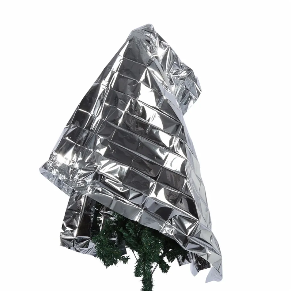 VOGVIGO 82x47Inch Zilver Plant Reflecterende Film Groeien Licht Accessoires Kas Reflectie Coating Plant Covers Garden Plant Care