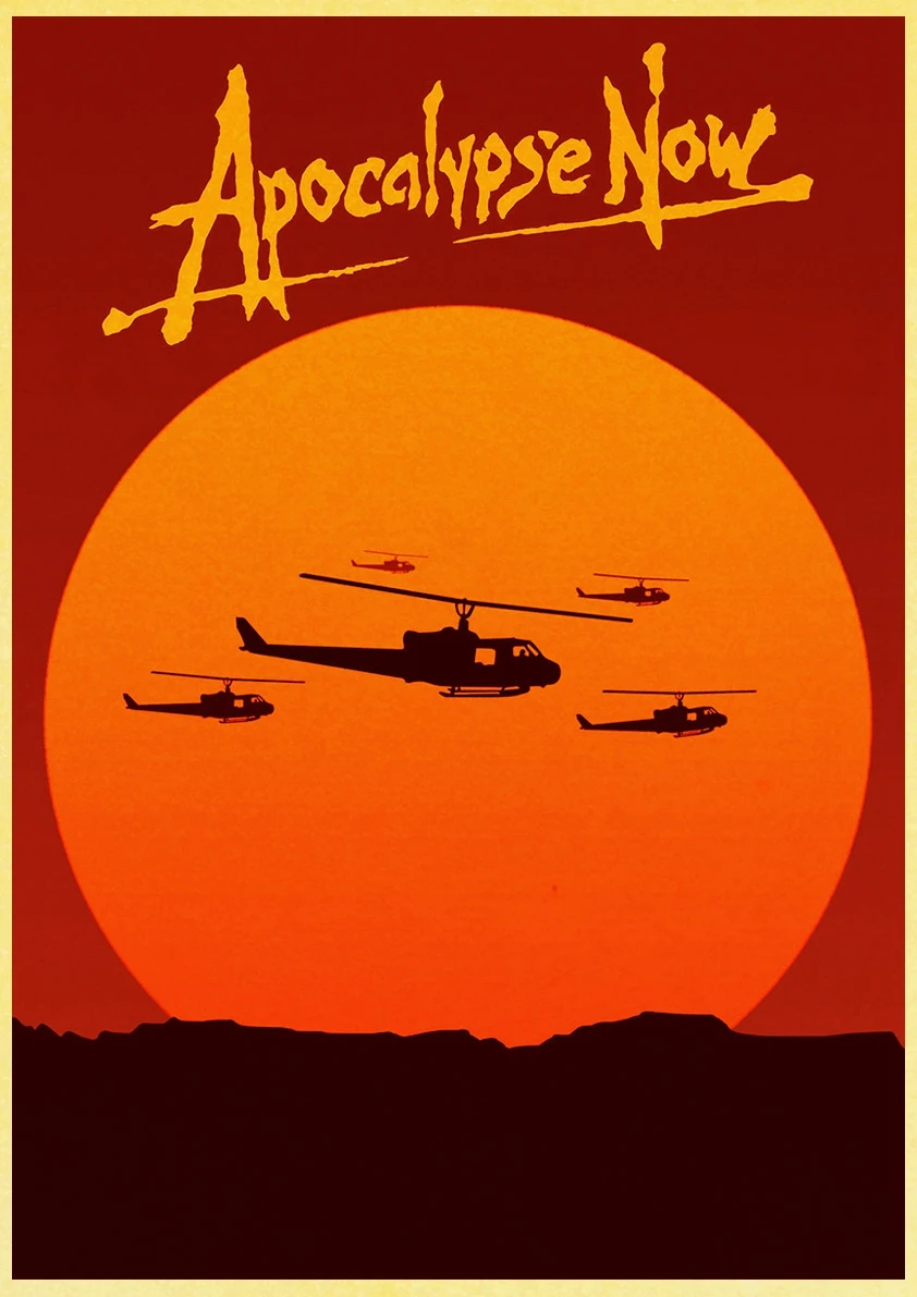 Apocalypse Now плакаты фильм ретро печать плакатов Высокое качество наклейки на стену для гостиной украшения дома