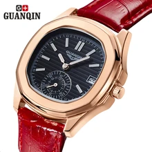 Marque De Mode de femmes montres à quartz montre femmes robe quartz-montre Carré vintage relogio feminino classique Deux cadran Date