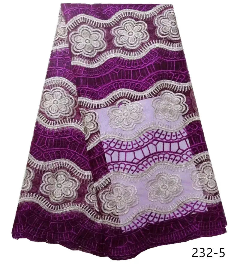 

African Lace Fabric 2019 latest Nigeria Lace Fabrics High Quality net Lace Embroidery French Tulle Lace Fabric For Wedding 232