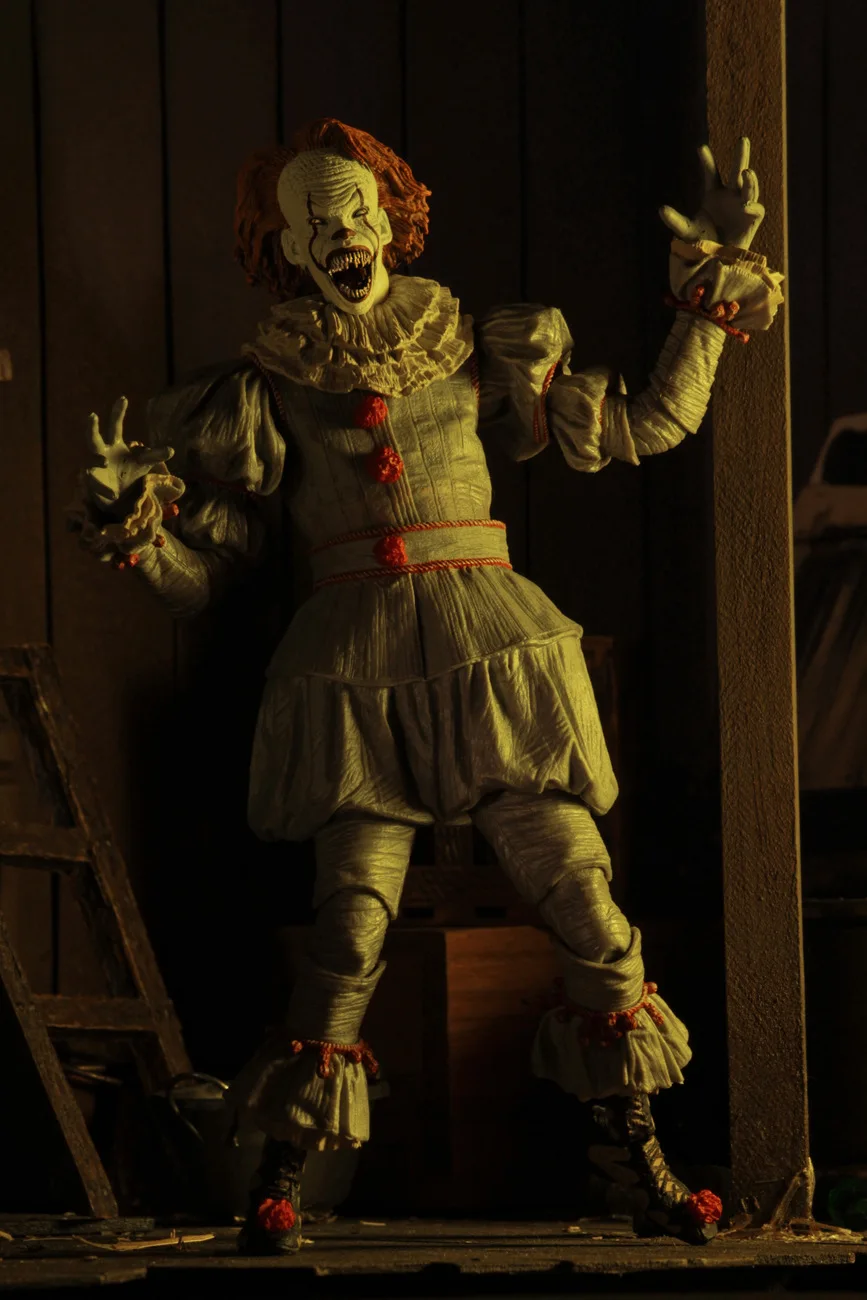 Фигурка клоуна Neca из фильма оно Стивена Кинга экшн фигурка пеннивайза ужас