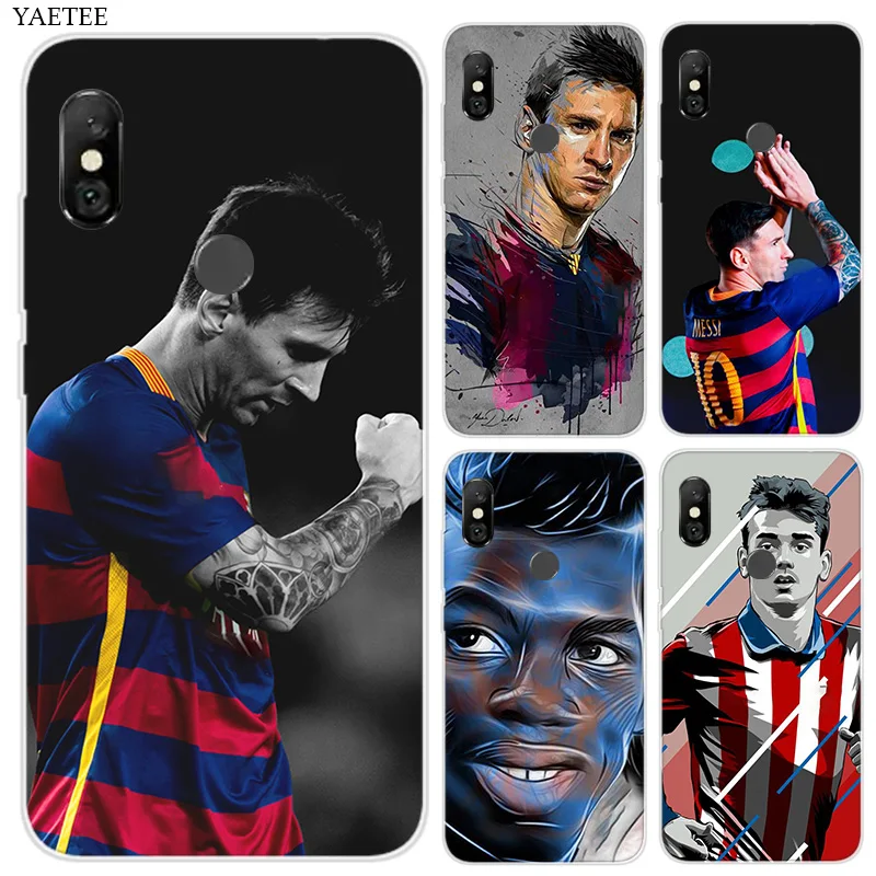 

Fashion Soft Silicone Case For Xiaomi Xiomi redmi 4A 4 Pro 3S S2 6A Note 6 Pro 5 Plus 5A 4X 4 Cover COOL Football Superstar