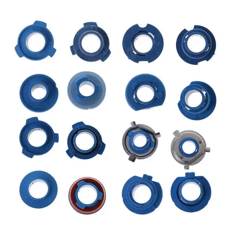 

2019 2pcs PVC car LED Headlight Halogen Headlamps Base Adapter Socket Holder 880/HB4/HB3/H11/H7/H4/H3/H1