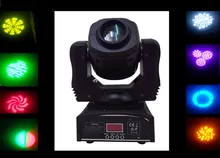 Новый светодиодный 60 Вт пятно гобо переезд головного света dmx 9/11 каналов led 7 цвета 7 различный пятна света dj party club свадебные