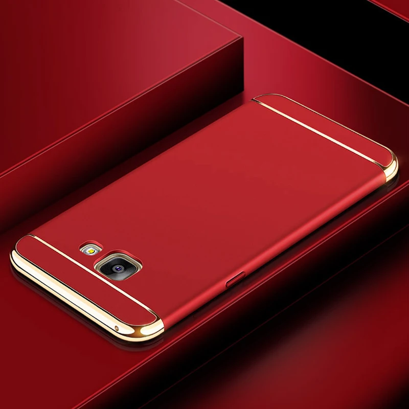 YonLinTan capinha чехол для Samsung Galaxy A7 A 7 2016 роскошный задний телефон 360 на жестком