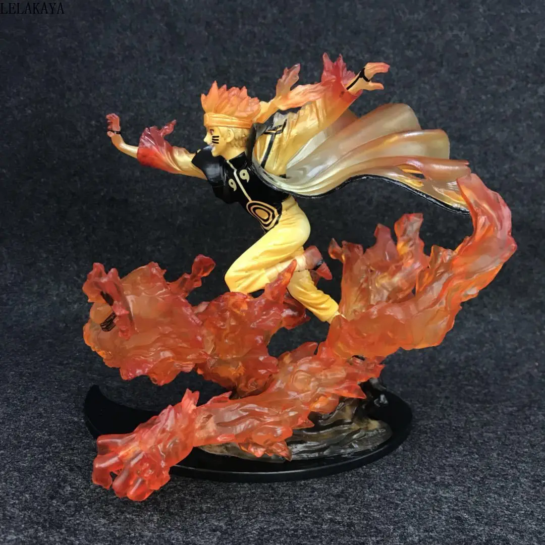 20 см аниме Наруто Shippuden фигурка Uzumaki отношение ноль кьюби версия модели Kurama ПВХ