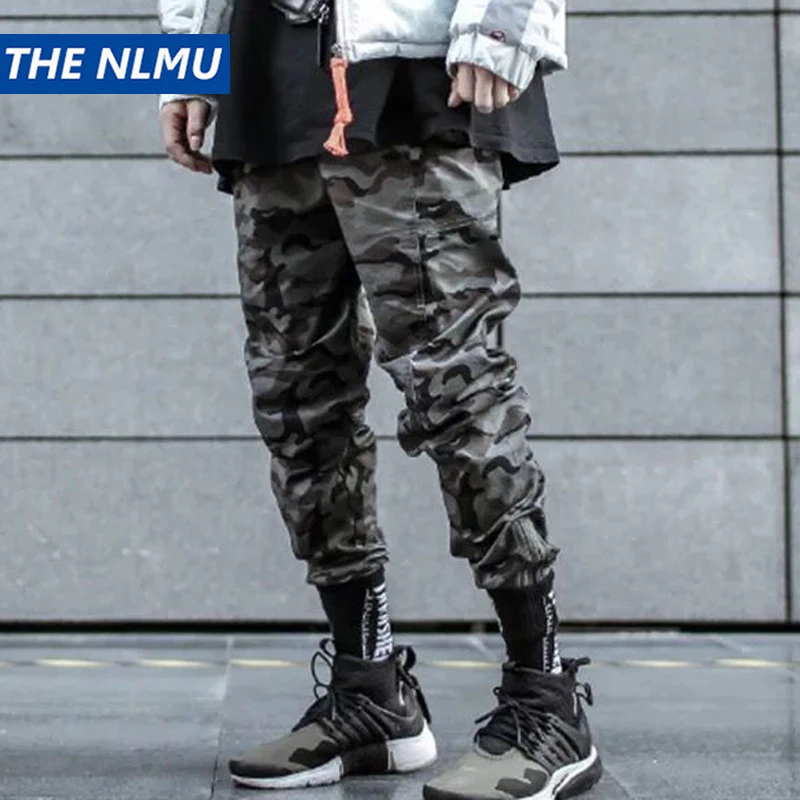 

Hip Hop Pencil Pants Men Military Cargo Pants Streetwear Men Trousers Camouflage 2019 Spring Mens Tactics Pant HD065
