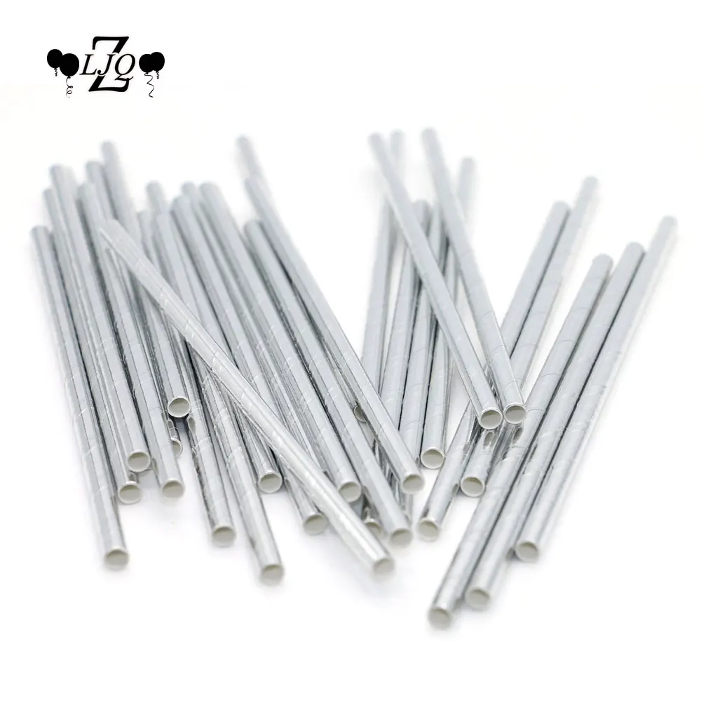 Соломинки бумажные золотистые из фольги 7 цветов 25 шт.|straw gold|straws 25pcsstraw cup |
