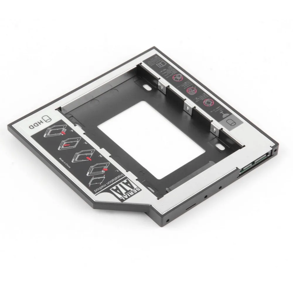Универсальный 2 5 й 9 мм Ssd Hd SATA жесткий диск HDD Caddy адаптер для Cd Dvd Rom Оптический
