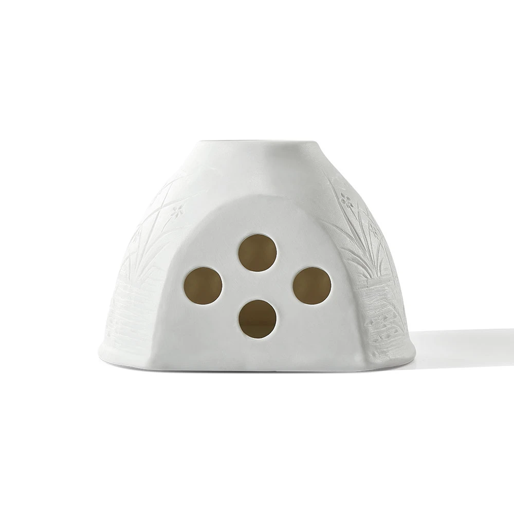 Conduziu a Luz da Noite em Casa Interior da ue Nordic Simples Cerâmica Branca - Eua Plug Iluminação Bebê Sono Leve Romântico Presente Fragrância Lâmpada no 30 Nordic simples cerâmica branca CONDUZIU a luz