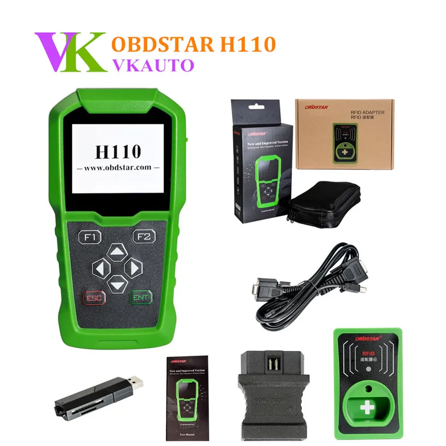 

OBDSTAR H110 VAG with RFID Adapter Key Programmer Support Odometer Correction and VW 4th & 5th IMMO
