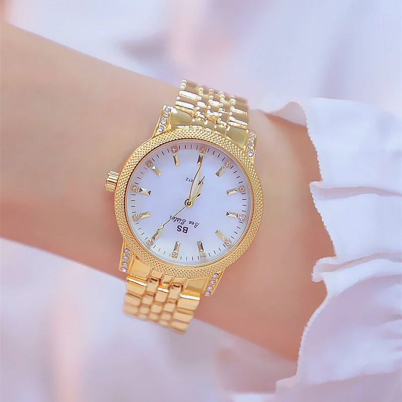 

2019 Rose Gold Woman Watch Luxury Brand Stainless Steel Ladies Watch Quartz Women Watches Lady's Wristwatch Clock reloj mujer