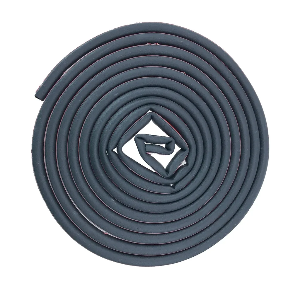 

4 Meters Small D Type Noise Insulation Car Door Engine Hood Trunk Decor Soundproof Tape Car Sound Insulation Auto Sound Deadener