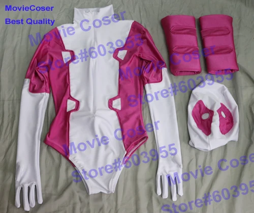 Изготовленный на заказ костюм GwenPool moecoser комикс женский Дэдпула розовый из