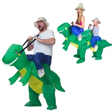 1PC Inflatable Dinosaur Costume Toy Halloween Costumes Funny Costumes Animal Cosplay Prop Kids Outdoor Toys Inflatable Games pikaalafan giant inflatable toy christmas bar party costumes riding elk inflatable performance costumes puppet stage costumes