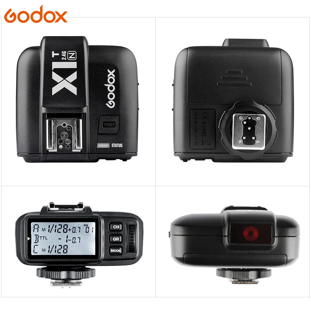 Godox X1t X1 комплект ttl 2,4G беспроводной триггерный передатчик вспышки приемник для Canon для Nikon для sony TT685 V860 II Вспышка speedlite