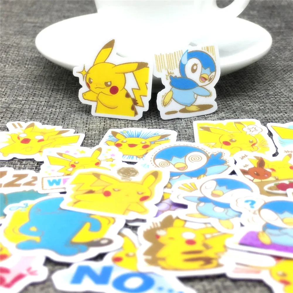 

40 Pcs Yellow elf Stickers for Luggage Laptop Skateboard Bicycle Motorcycle Car Styling Decals Fashion Cool Waterproof Sticker