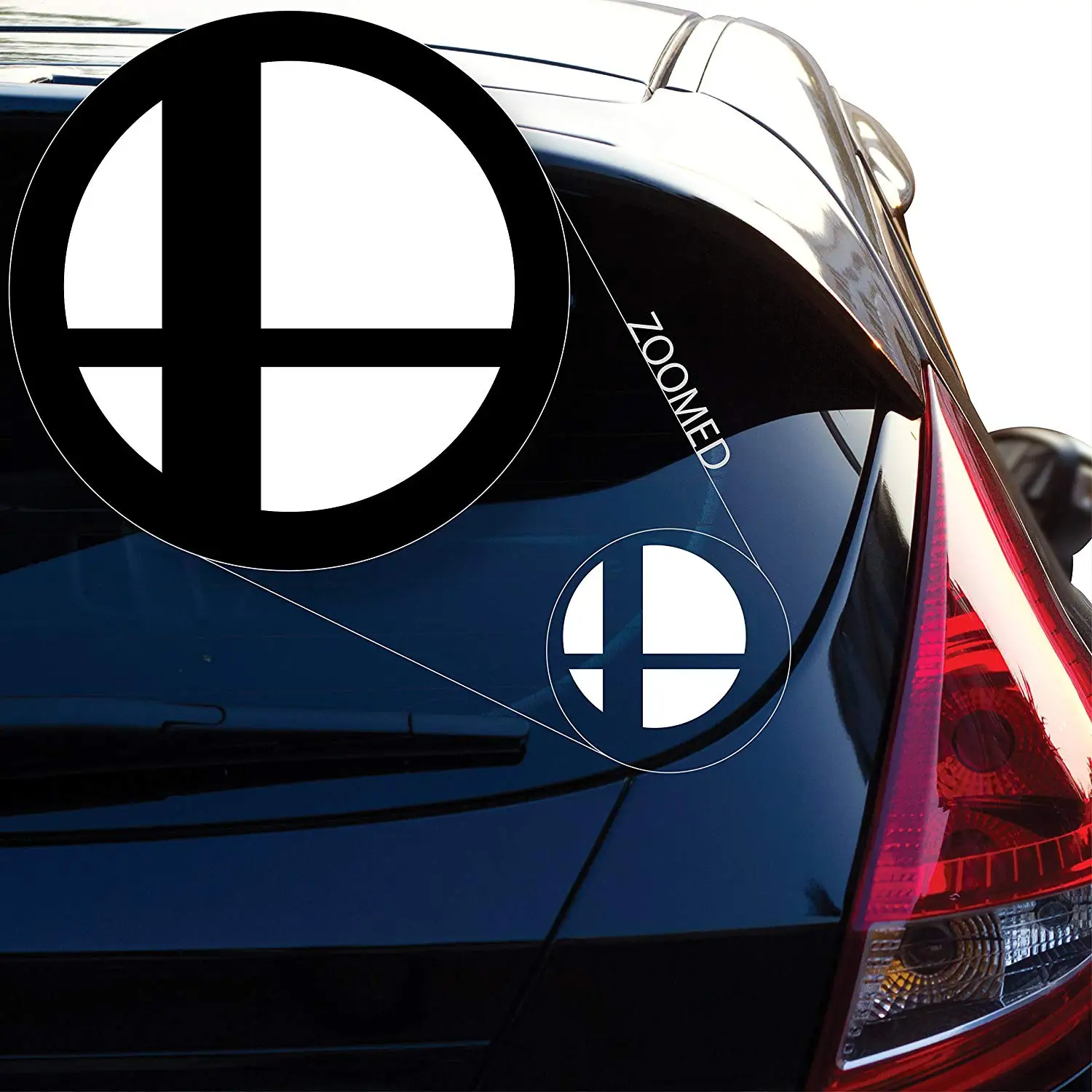

Yoonek Graphics Super Smash Bros Decal Sticker for Car Window, Laptop and More. # 524 (4