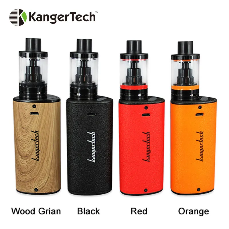 Оригинальный Kangertech K-KISS Starter Kit 6300 мАч Kkiss Mod батарея и 4,5 мл поцелуй Танк w/0.2ohm SSOCC катушки Vape поле Vs Luxe