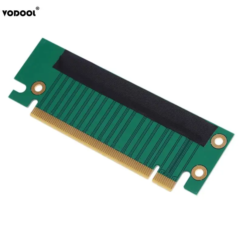 VODOOL PCI-E PCI Express 16X90 градусов адаптер Riser Card для 2U чехол для компьютера корпус ПК конвертер расширения карты компоненты