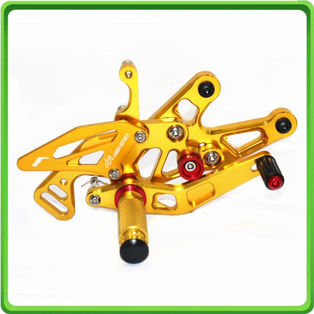 CNC Adjustable Rear Sets Rearset Footrest Foot Rest Pegs for  BMW S1000RR 2015 2016 2017 (4)