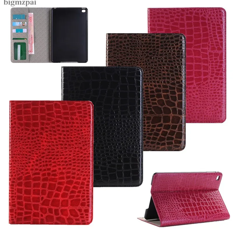 

Tablet Case For Ipad Mini 4 PU Leather Crocodile Smart Stand Protective Cover 7.9" Auto Wake Up/Sleep for Apple iPad Mini 4 Case