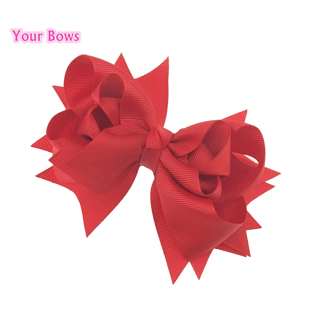 solid hair bows 05-6