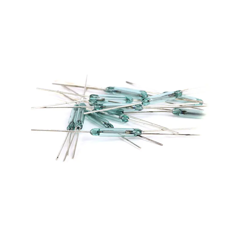 10 pcs Reed Switch 3 pin Magnetic Switch Normally Open and Normally Closed Conversion 2.5X14MM NO NC (2)