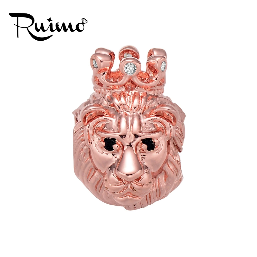 Роскошные бусины RUIMO с микроинкрустацией из циркона для самостоятельного