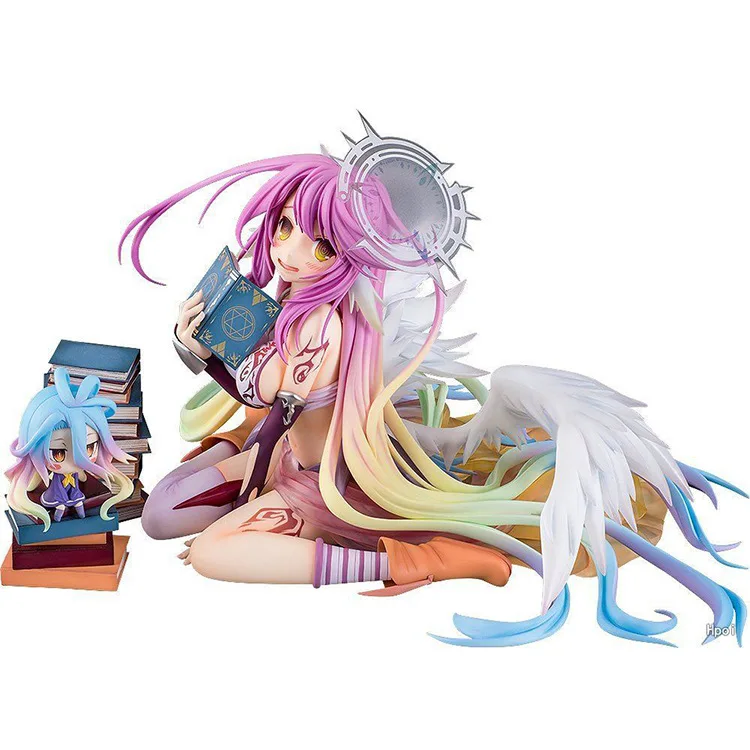 Фигурки героев аниме GZTZMY NO GAME LIFE Flueqel Jibril Привлекательные девушки ПВХ фигурки