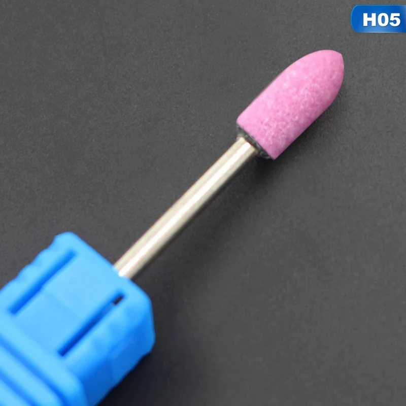 1 шт. розовые цвета керамические каменные сверла для ногтей инструменты для дизайна ногтей Электрический Маникюрный станок аксессуары резак пилочки для ногтей