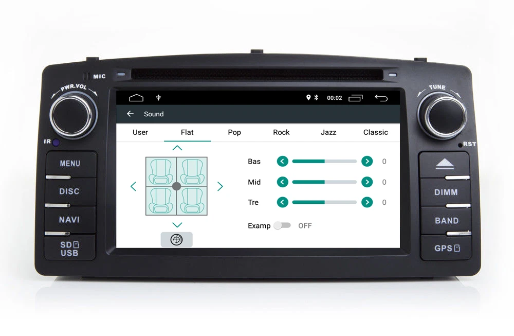 Android 9.0 Quad Core CAR DVD GPS Player For TOYOTA COROLLA E120 BYD F3 Radio Stereo Multimedia Navigation BT Wifi/4G Head Unit