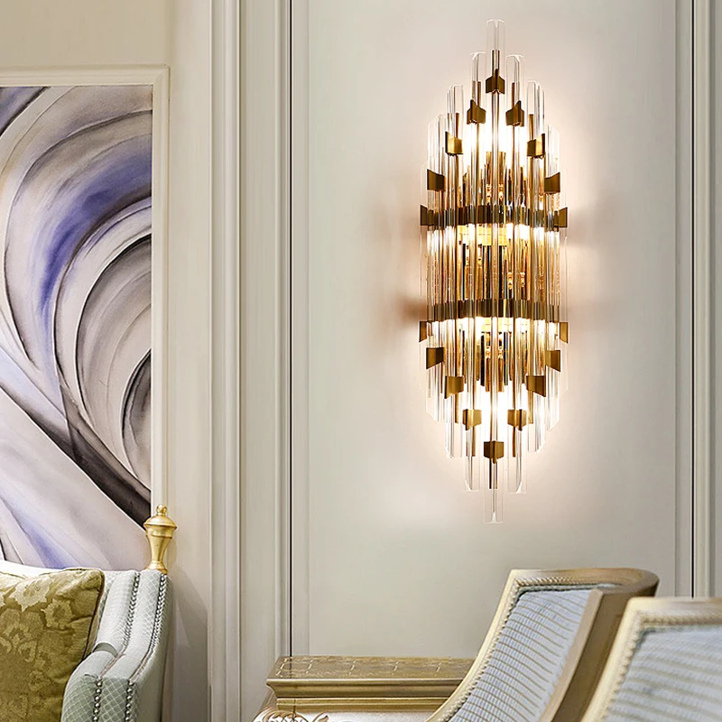 Nordic Wall sconce Lamp Led crystal wall lights4