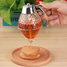 Прозрачный акриловый дозатор меда контейнер для хранения бутылки хогард