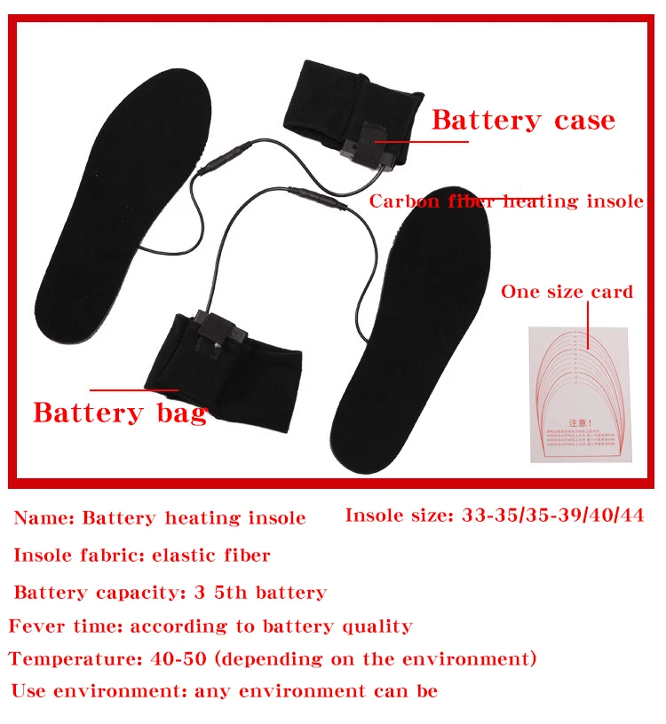 Women- Men- Insoles- Heated- Plush- Fur- Electric- Powered -Carbon -fiber -heating-Black- Walking- Heating- Insoles- 2 Straps & Cases (12)