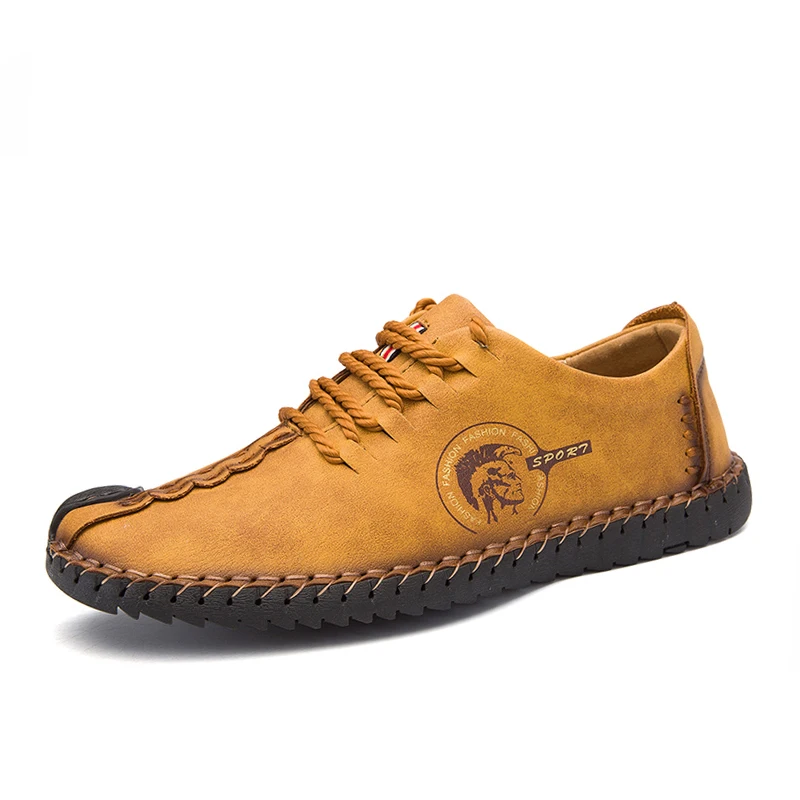

Big size 38-46 Men Loafers Comfortable Casual Shoes Men Shoes Quality Split Leather Shoes Men Flats Moccasins Shoes male