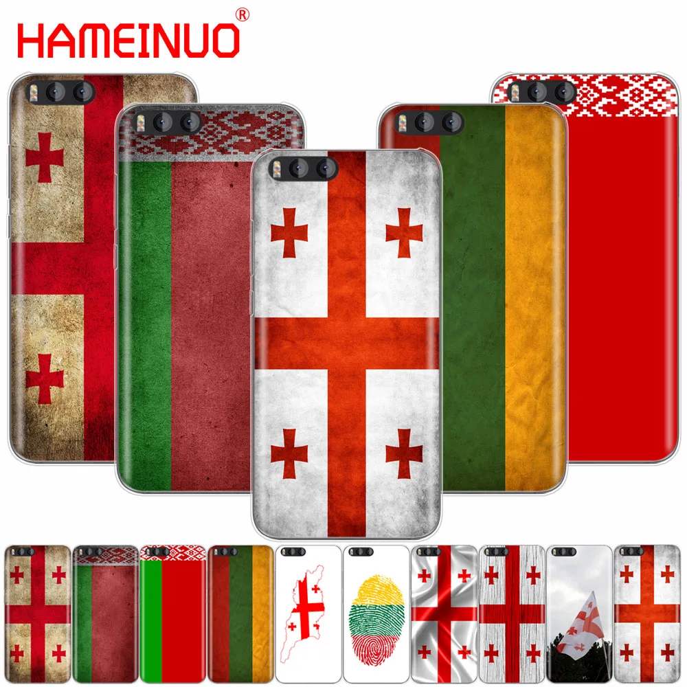 

HAMEINUO Georgia Grunge Flag Cover Case for Xiaomi Mi A1 A2 3 4 5 5S 5C 5X 6 6X 4I 4C NOTE MAX 2 mix plus