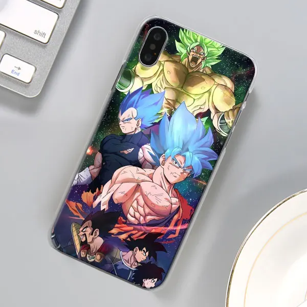 Dragon Ball Saiyan Goku Vegetto Broly чехол для телефона для Apple iPhone X XR 7 8 Plus 6 6s Plus XS MAX 11 Pro Max SE чехол для телефона Coque - Цвет: 11