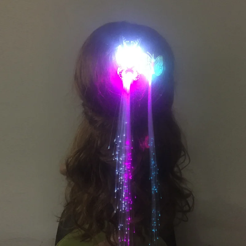 Buy 15pcs/lot Luminous Hairpin Girl Light Up toys LED