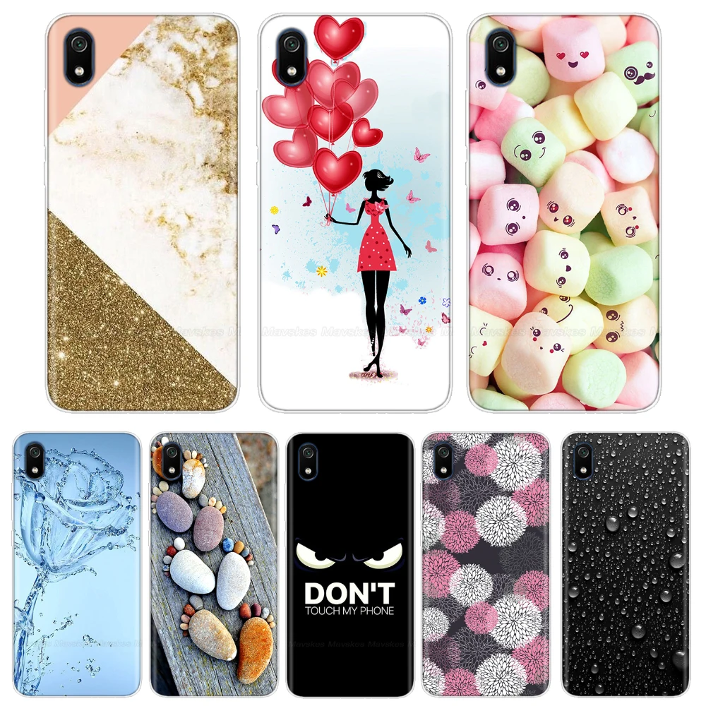 

Case for Xiaomi Redmi 7A Case Cover Silicone Phone Case for Xiaomi Redmi 7 6.26" Redmi 7A 5.45" Cover Case Tpu Funda Coque