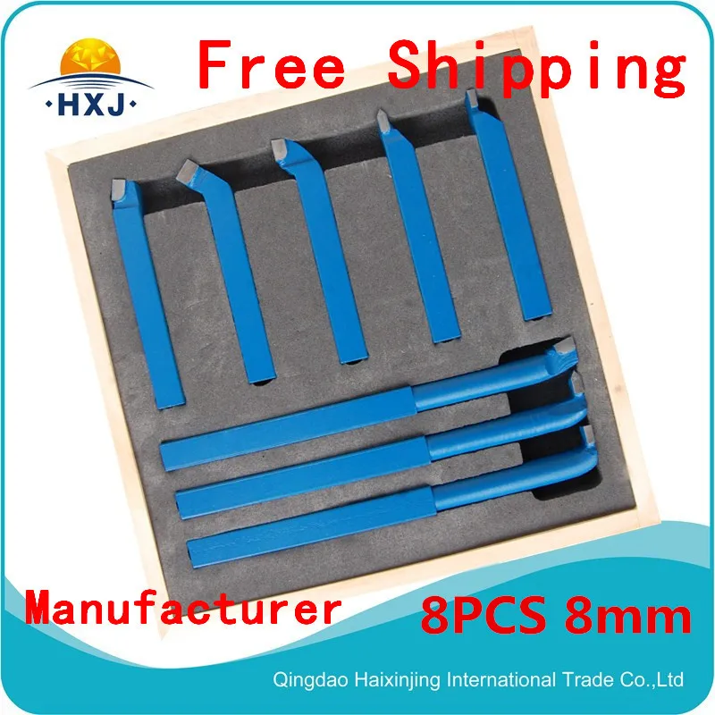 turning tool 8mm 8pcs turning tools set/ 8*8mm cuttingl tools set/lathe