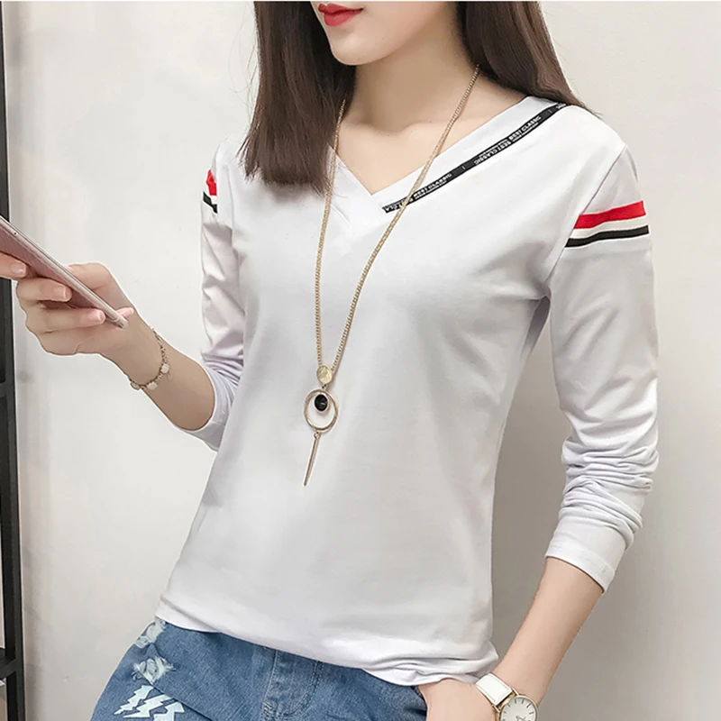 Plus Size T Shirt Long Sleeve T-Shirt Femme 2018 Vintage Christmas Tshirt Women Funny V-Neck Womens Clothing Camisetas Mujer Plus Size T Shirt Long Sleeve T-Shirt Femme 2018 Vintage Christmas Tshirt Women Funny V-Neck Womens Clothing Camisetas Mujer