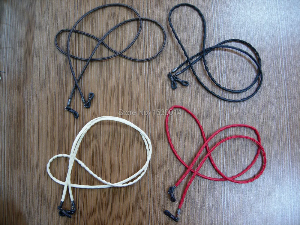 

eyeglass sewn leather cords eyewear retainer holder
