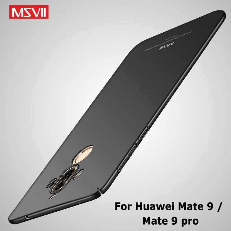 Чехлы MSVII для Huawei Mate 9 чехол Pro тонкий матовый из поликарбоната Mate9 чехлы телефонов