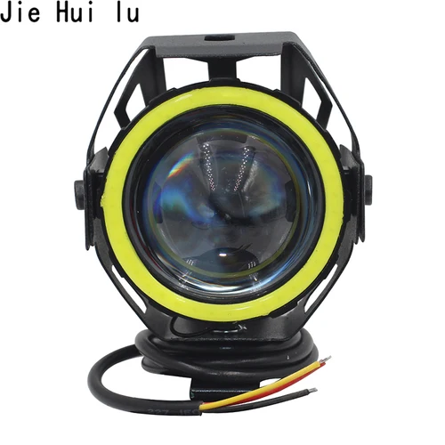 2PCS 125W Motorcycle Headlight Motorbike Spotlight U7 LED Moto Driving Car Fog Spot Head Light Lamp Free Shipping Islamabad