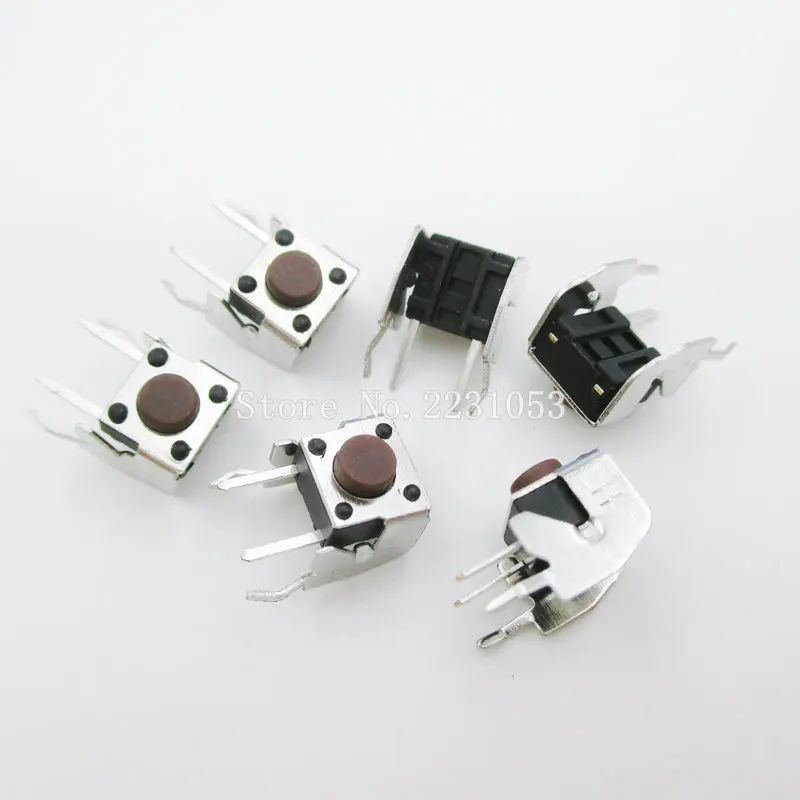 

50PCS/Lot Cornet 4 Pins 6*6*5 mm Switch Tactile Push Button Switches 6x6x5mm Micro Switch