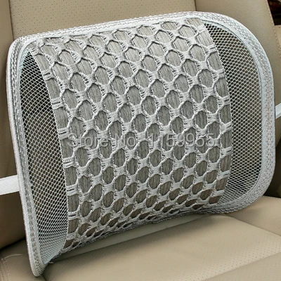 Автомобильная подушка для спинки, автомобильная поясная бамбуковая летняя вентиляционная поясная подушка, подушка для офиса, защита талии