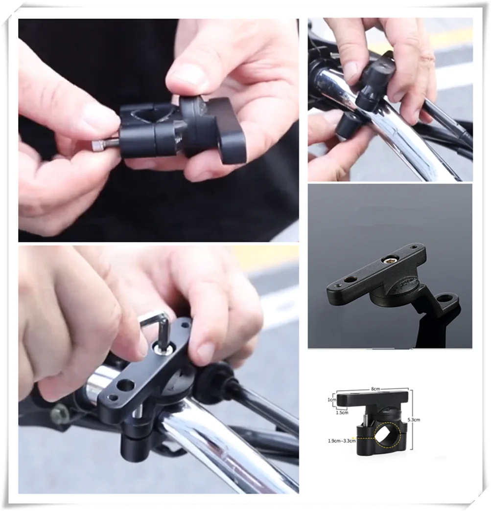 

Motorcycle bicycle accessories multi-function extension rod bracket for SUZUKI DL650 V-STROM DR 650 S SE SV650 S GSXR1000